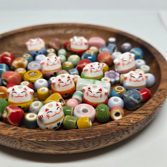 Ceramic Good Luck! Kitty