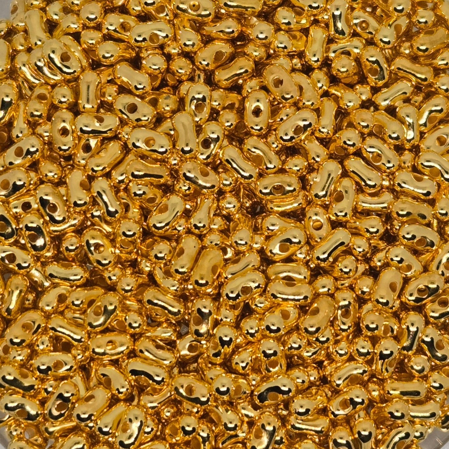 Peanut Acrylic Spacer Beads