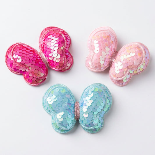 Sequined Fabric Butterfly