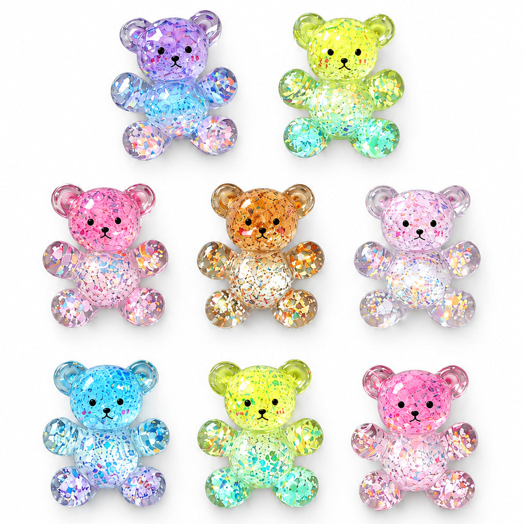Glitter Bear Flatback