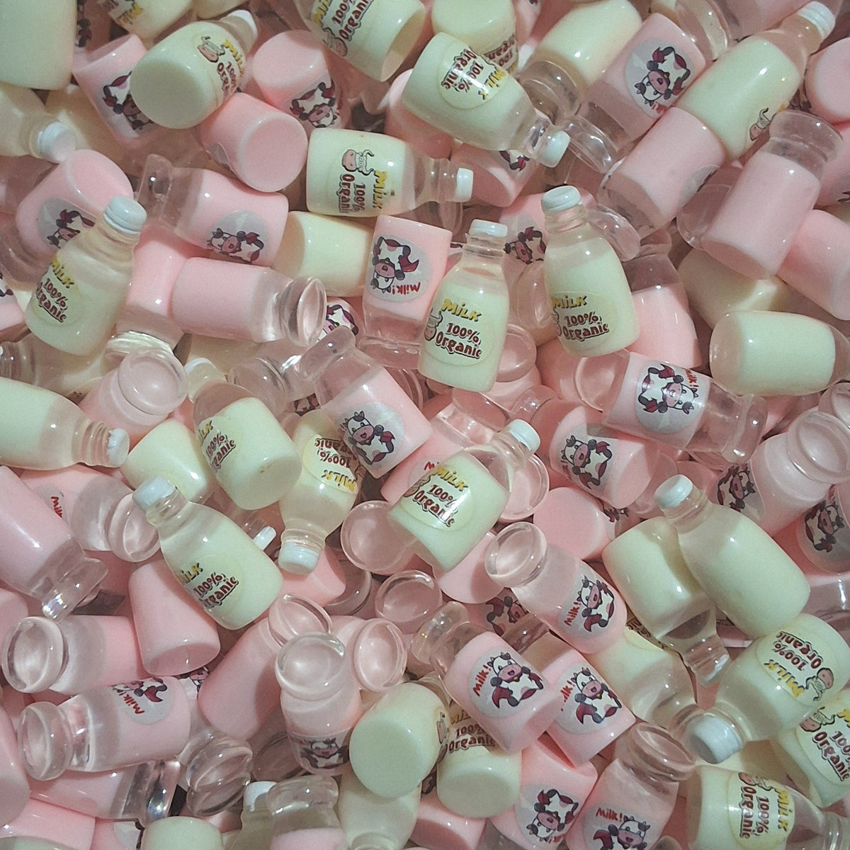 3D Milk Bottles Mix