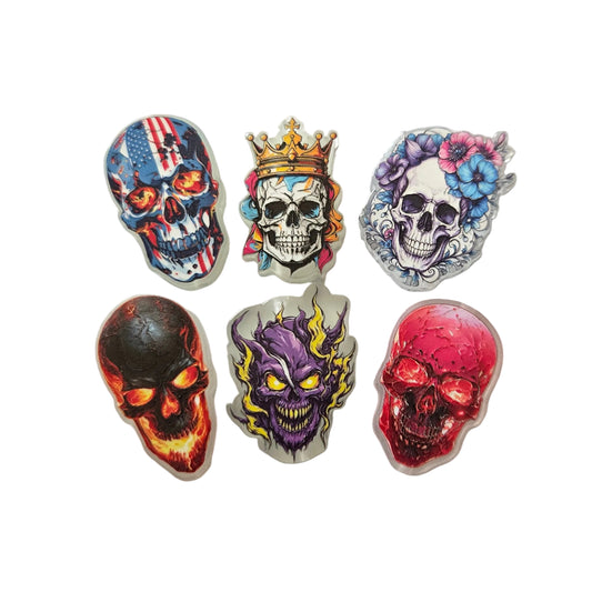 Glow-in-the-Dark Skull Focal BEADS