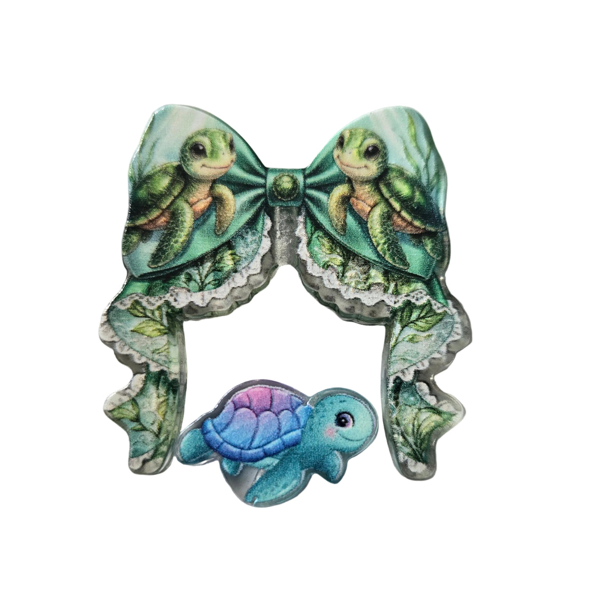 Turtle Double Focal Bead