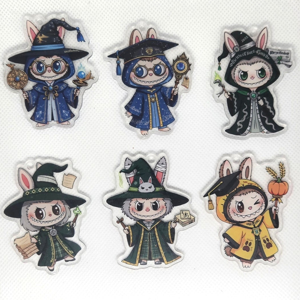 Labubu Acrylic Pendants