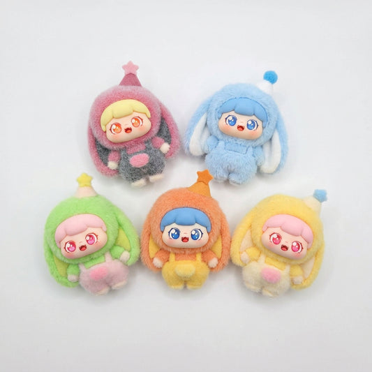 Baby Three Flocked Resin Doll