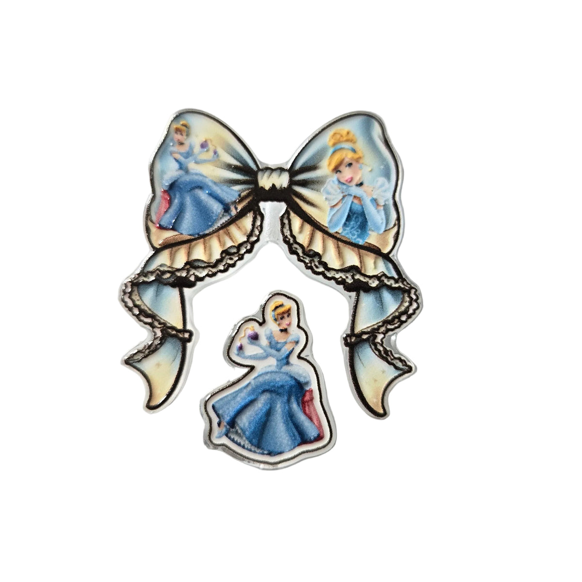 Bow Princess Double Focal Beads