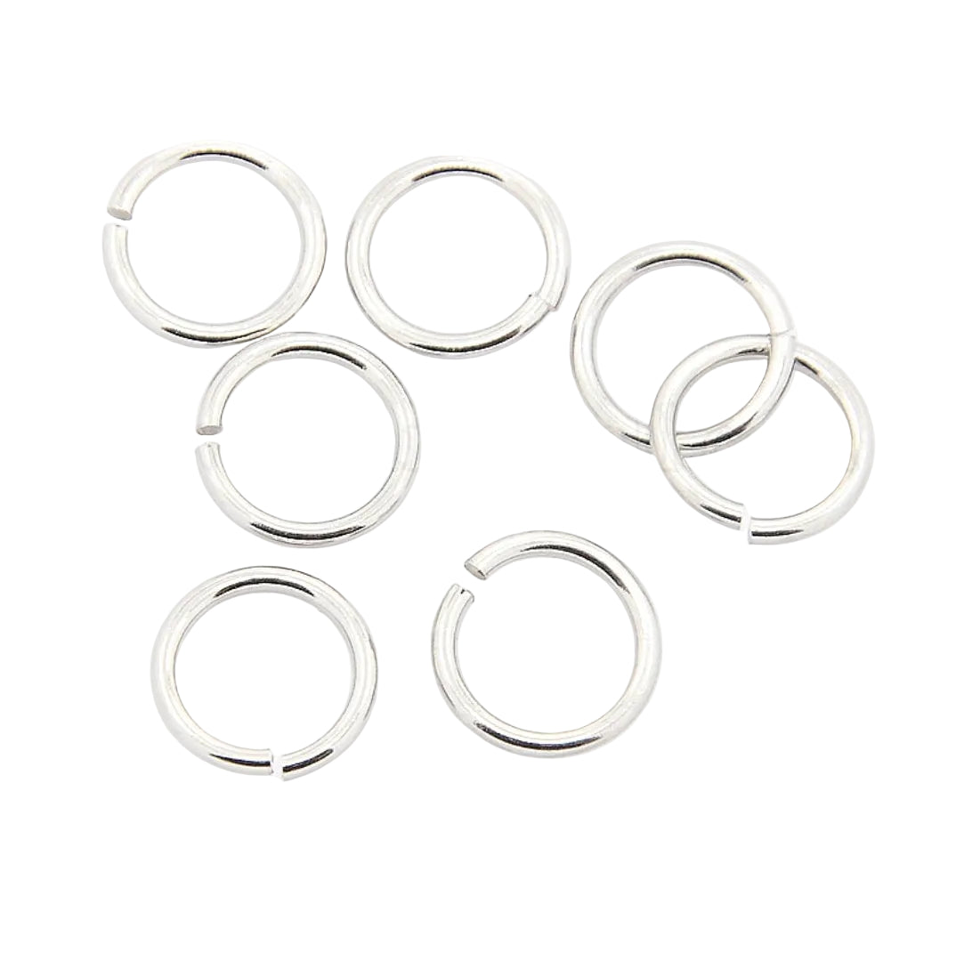10mm Jump Rings (Silver)