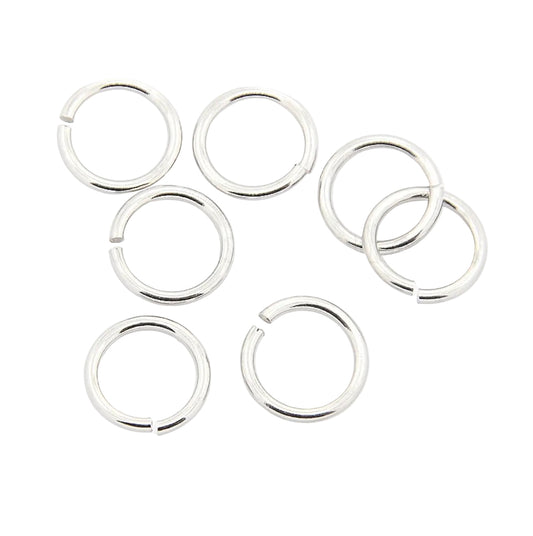 10mm Jump Rings (Silver)