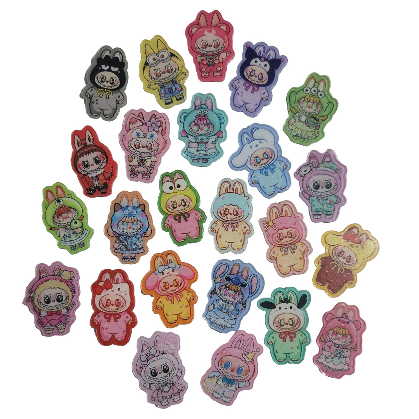 Labubu Fancy Dress Acrylics
