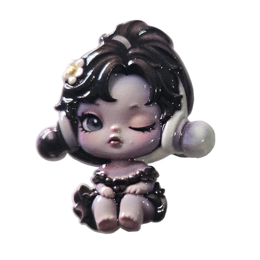 Skull Panda Focal Beads