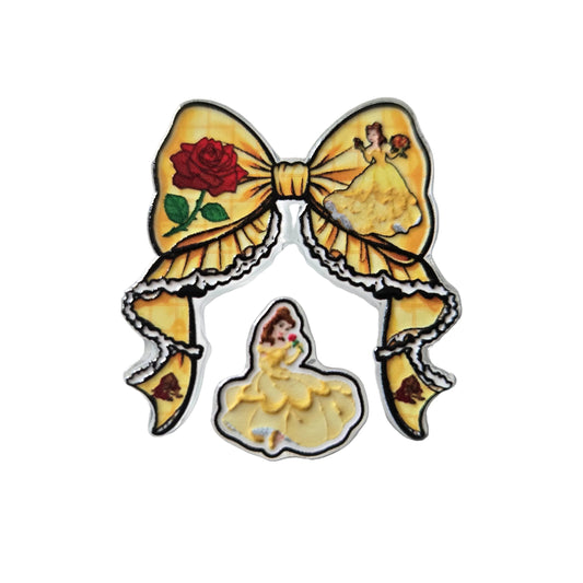 Bow Princess Double Focal Beads