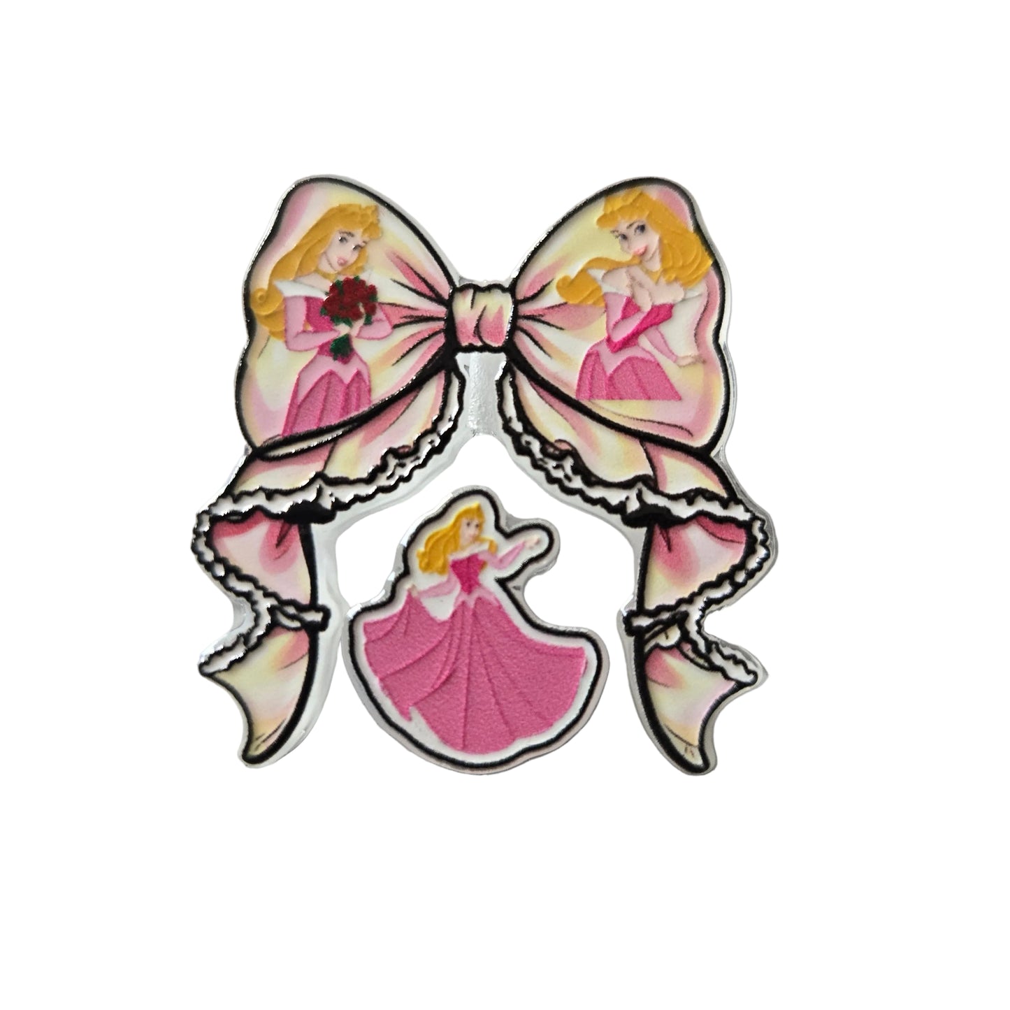 Bow Princess Double Focal Beads